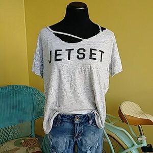 Women's Distressed JetSet T